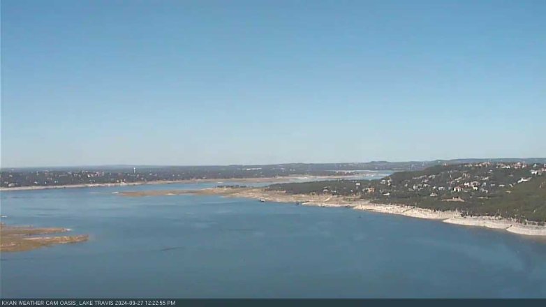 Lake Travis webcam, September 27, 2024 12:25 PM CT