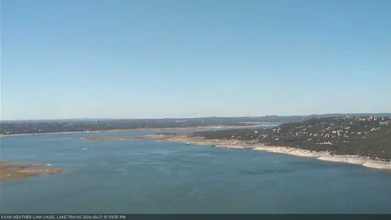 Lake Travis webcam, September 27, 2024 2:00 PM CT
