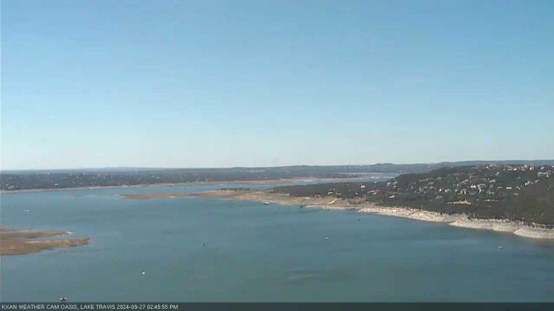 Lake Travis webcam, September 27, 2024 2:45 PM CT