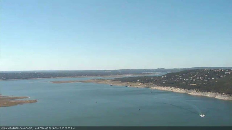 Lake Travis webcam, September 27, 2024 3:25 PM CT