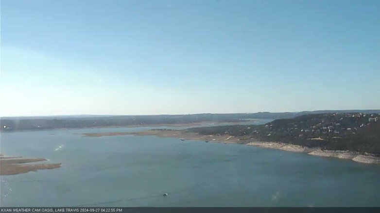 Lake Travis webcam, September 27, 2024 4:25 PM CT