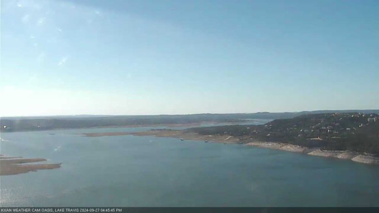 Lake Travis webcam, September 27, 2024 4:45 PM CT