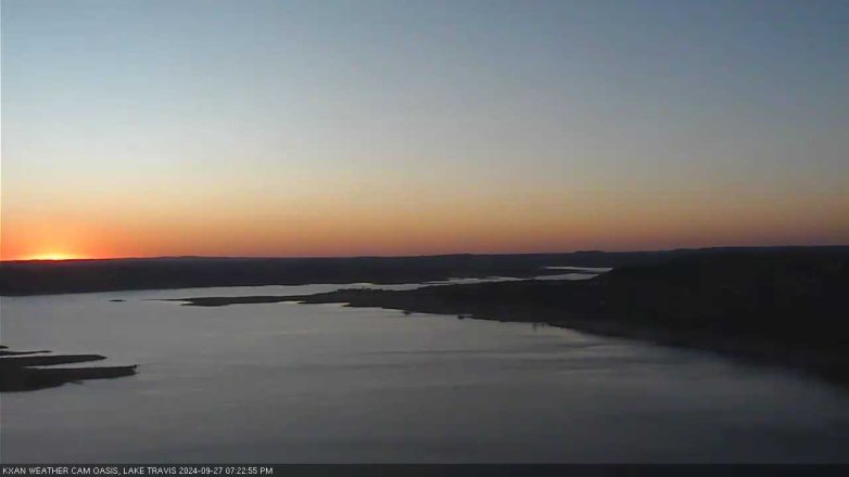 Lake Travis webcam, September 27, 2024 7:25 PM CT