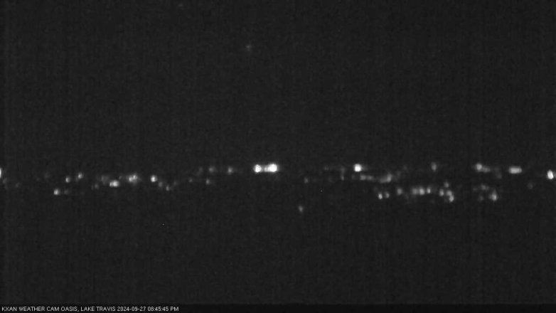 Lake Travis webcam, September 27, 2024 8:45 PM CT