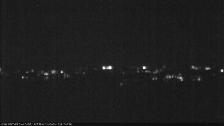 Lake Travis webcam, September 27, 2024 9:25 PM CT