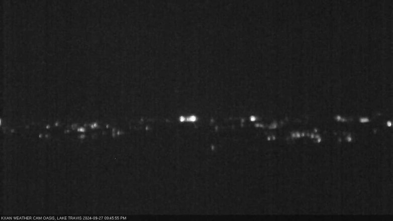 Lake Travis webcam, September 27, 2024 9:45 PM CT