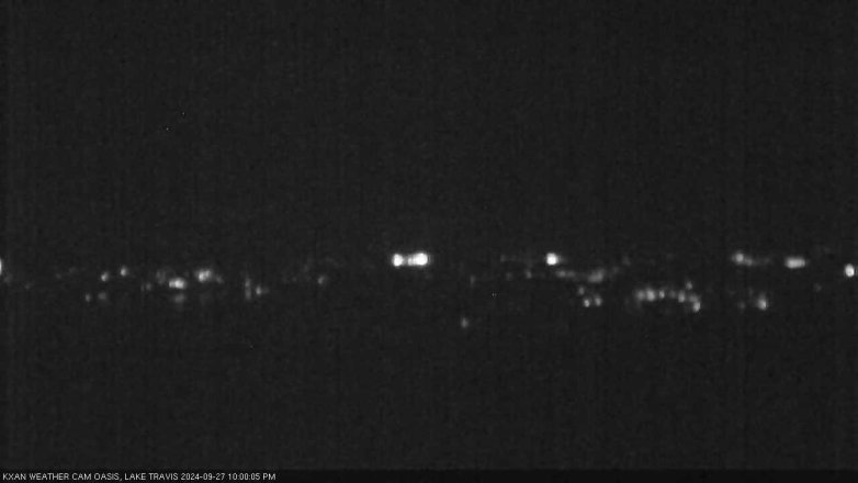Lake Travis webcam, September 27, 2024 10:00 PM CT