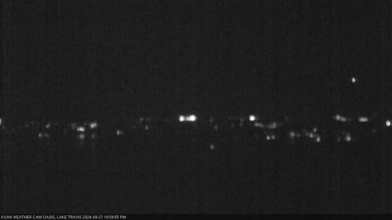 Lake Travis webcam, September 27, 2024 11:00 PM CT