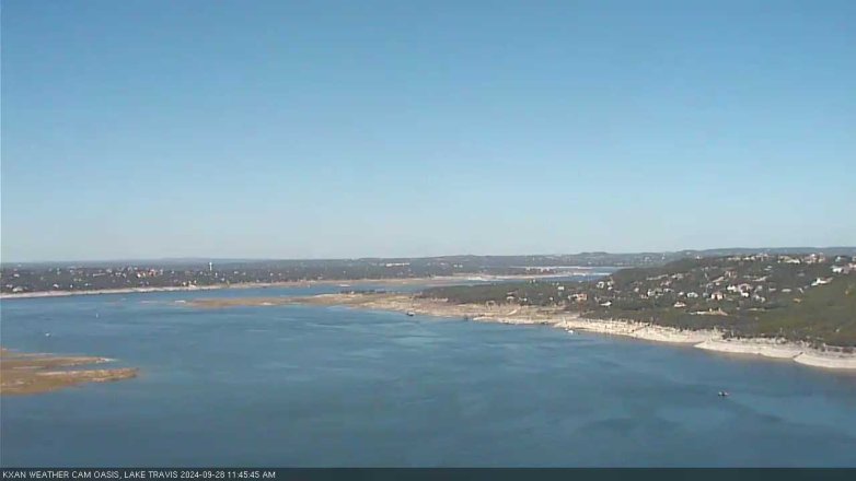 Lake Travis webcam, September 28, 2024 11:45 AM CT