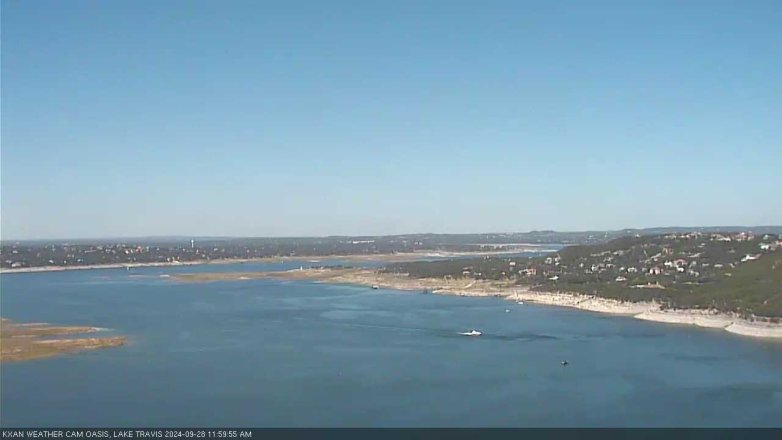Lake Travis webcam, September 28, 2024 12:00 PM CT