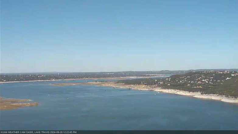 Lake Travis webcam, September 28, 2024 12:25 PM CT