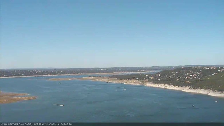 Lake Travis webcam, September 28, 2024 12:45 PM CT