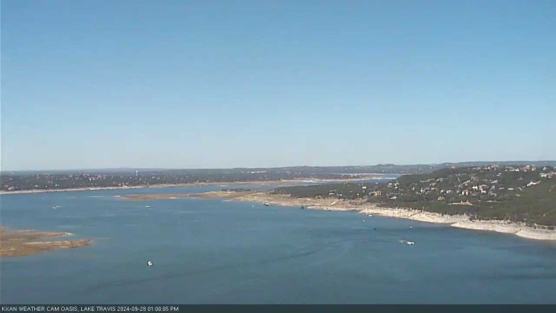 Lake Travis webcam, September 28, 2024 1:00 PM CT