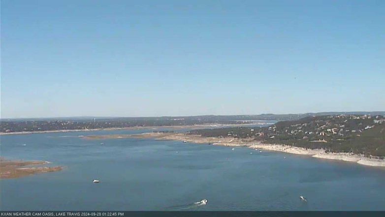 Lake Travis webcam, September 28, 2024 1:25 PM CT