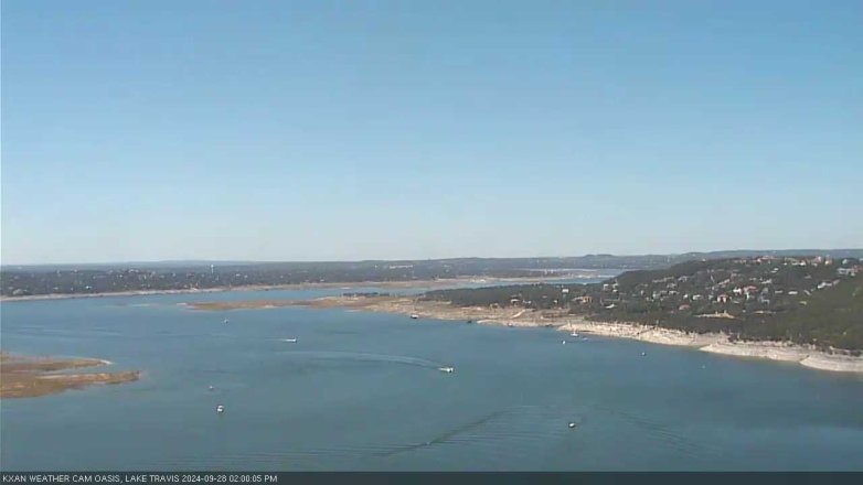 Lake Travis webcam, September 28, 2024 2:00 PM CT
