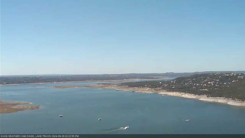 Lake Travis webcam, September 28, 2024 2:25 PM CT