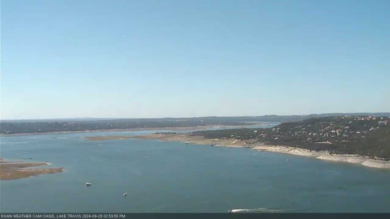 Lake Travis webcam, September 28, 2024 3:00 PM CT