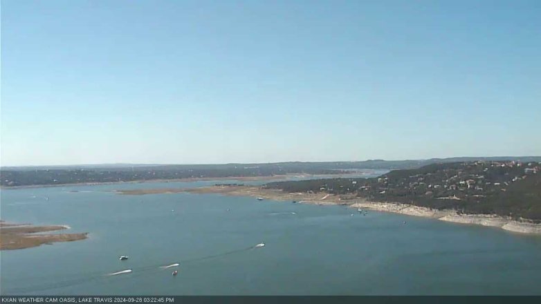 Lake Travis webcam, September 28, 2024 3:25 PM CT
