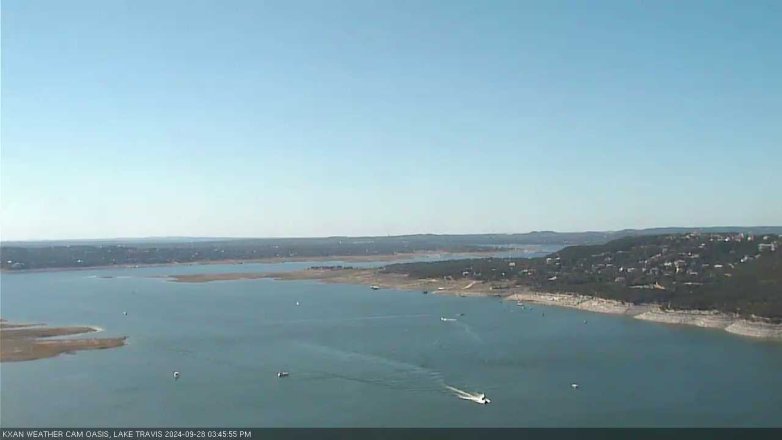 Lake Travis webcam, September 28, 2024 3:45 PM CT
