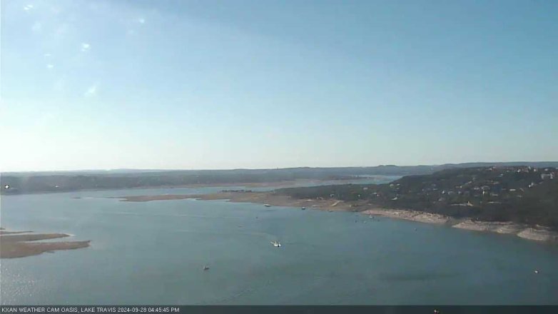 Lake Travis webcam, September 28, 2024 4:45 PM CT