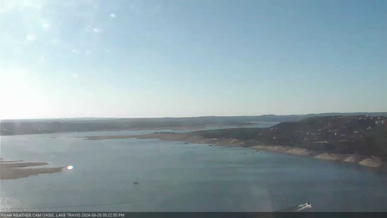 Lake Travis webcam, September 28, 2024 5:25 PM CT
