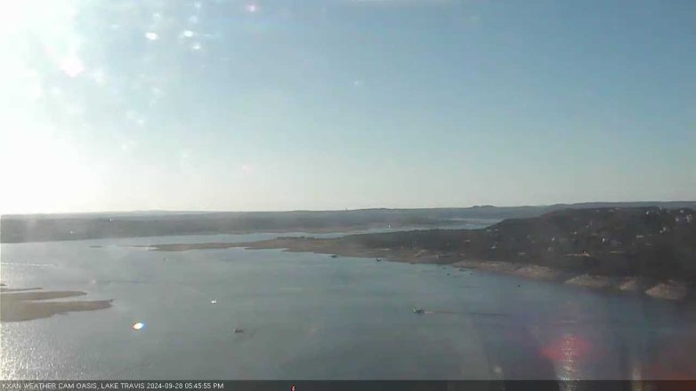 Lake Travis webcam, September 28, 2024 5:45 PM CT
