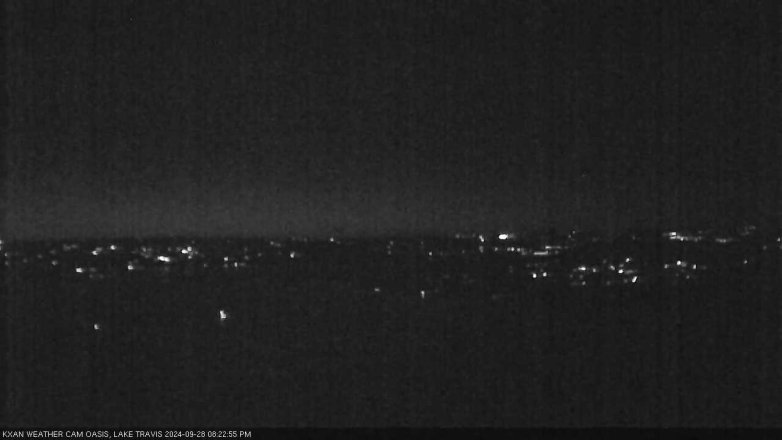 Lake Travis webcam, September 28, 2024 8:25 PM CT
