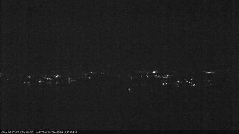 Lake Travis webcam, September 28, 2024 11:45 PM CT