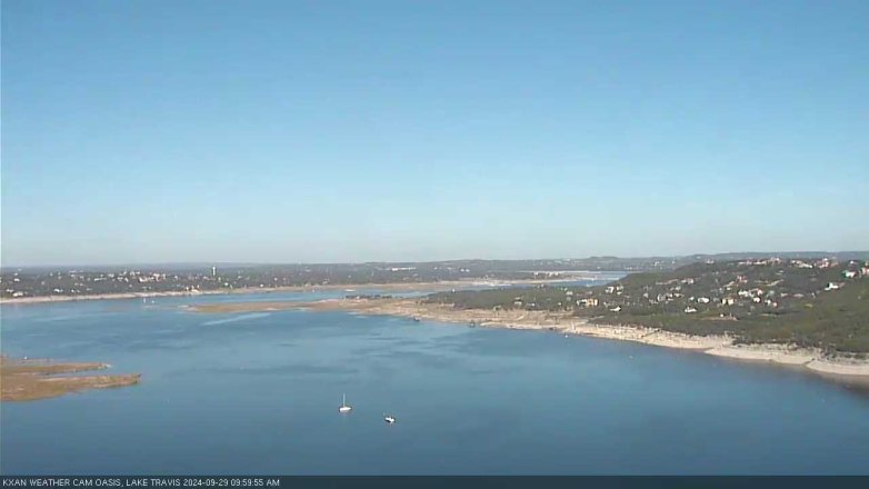 Lake Travis webcam, September 29, 2024 10:00 AM CT