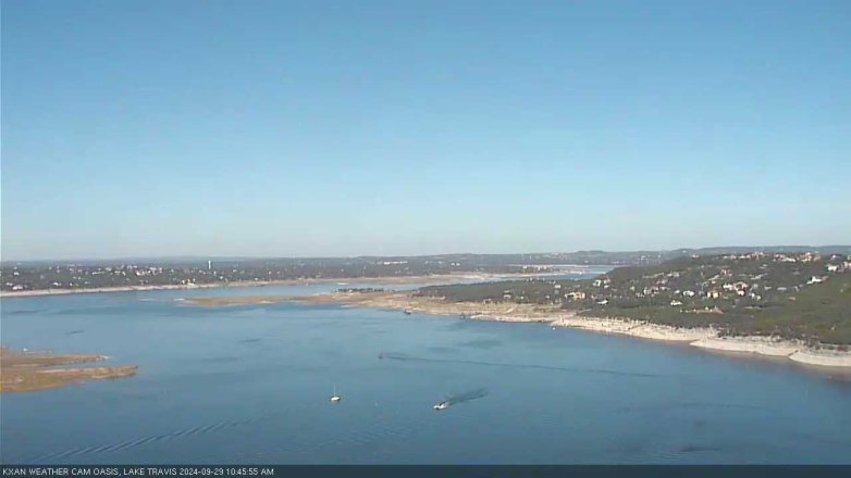 Lake Travis webcam, September 29, 2024 10:45 AM CT