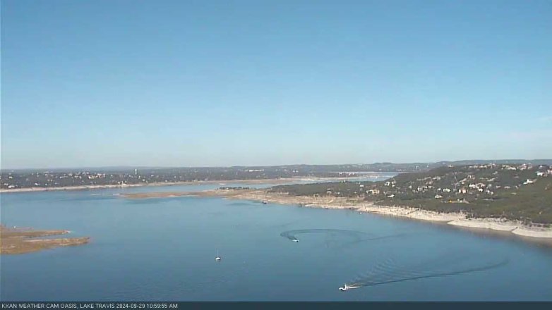 Lake Travis webcam, September 29, 2024 11:00 AM CT