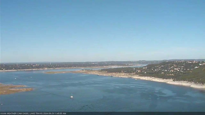 Lake Travis webcam, September 29, 2024 11:45 AM CT