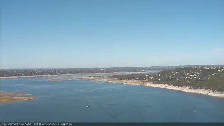 Lake Travis webcam, September 29, 2024 12:00 PM CT