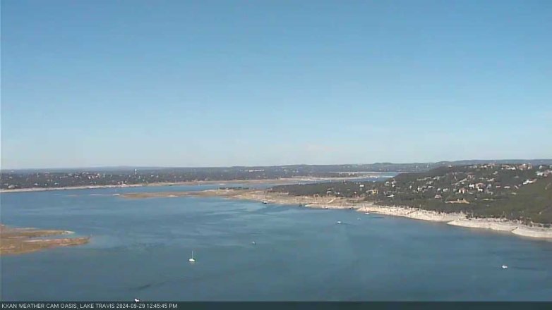 Lake Travis webcam, September 29, 2024 12:45 PM CT