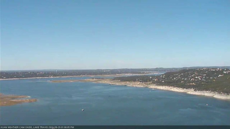 Lake Travis webcam, September 29, 2024 1:00 PM CT