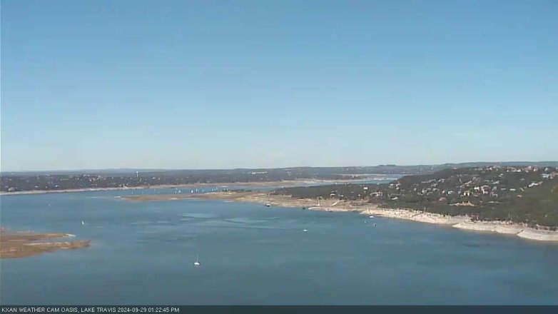 Lake Travis webcam, September 29, 2024 1:25 PM CT
