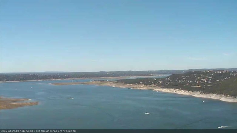 Lake Travis webcam, September 29, 2024 2:00 PM CT