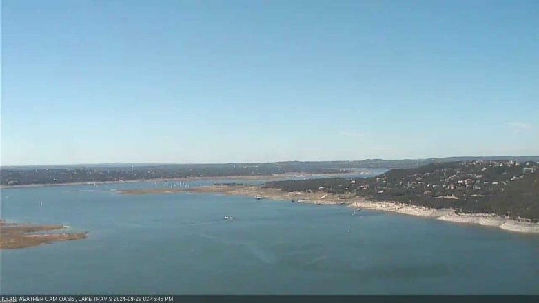 Lake Travis webcam, September 29, 2024 2:45 PM CT