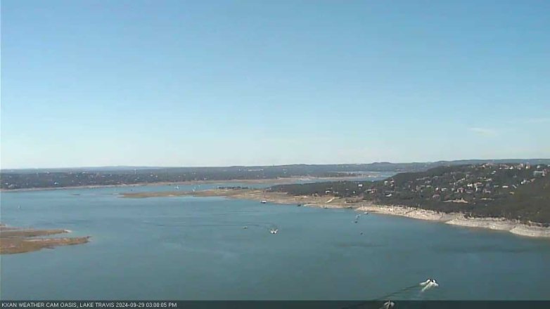 Lake Travis webcam, September 29, 2024 3:00 PM CT