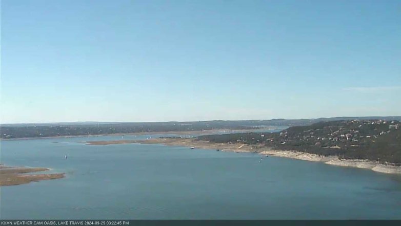 Lake Travis webcam, September 29, 2024 3:25 PM CT