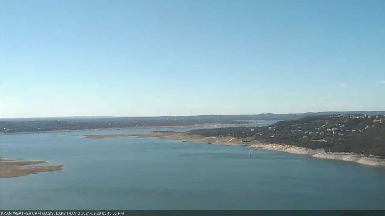 Lake Travis webcam, September 29, 2024 3:45 PM CT