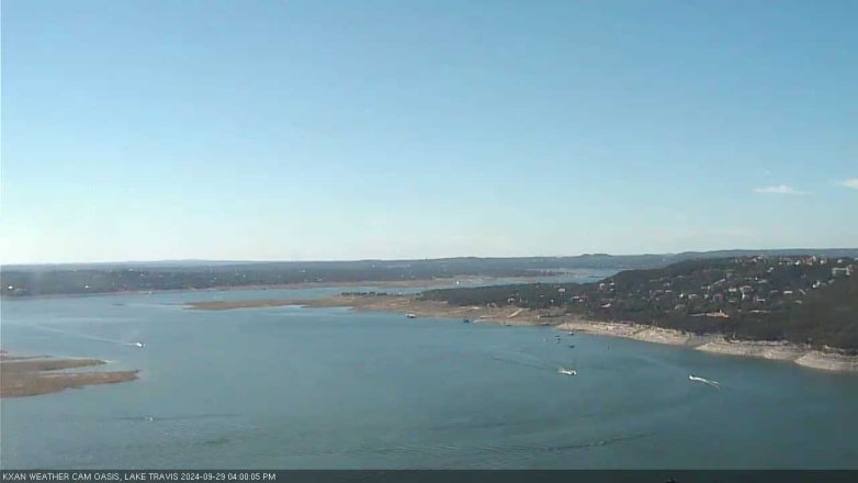 Lake Travis webcam, September 29, 2024 4:00 PM CT