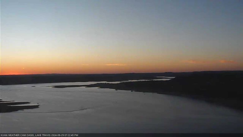 Lake Travis webcam, September 29, 2024 7:25 PM CT
