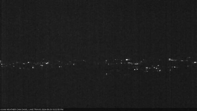 Lake Travis webcam, September 29, 2024 10:25 PM CT