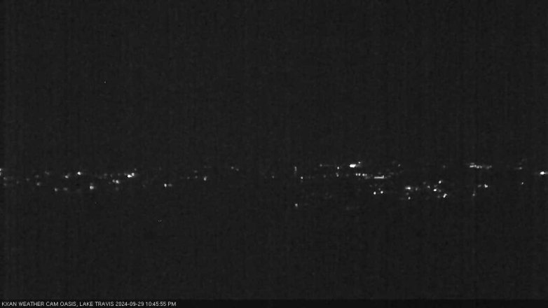Lake Travis webcam, September 29, 2024 10:45 PM CT