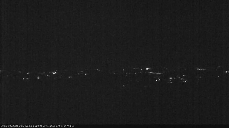 Lake Travis webcam, September 29, 2024 11:45 PM CT