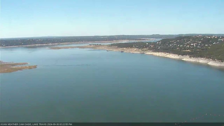 Lake Travis webcam, September 30, 2024 2:25 PM CT