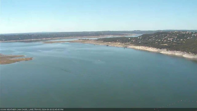 Lake Travis webcam, September 30, 2024 2:45 PM CT