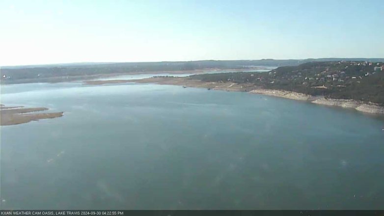 Lake Travis webcam, September 30, 2024 4:25 PM CT