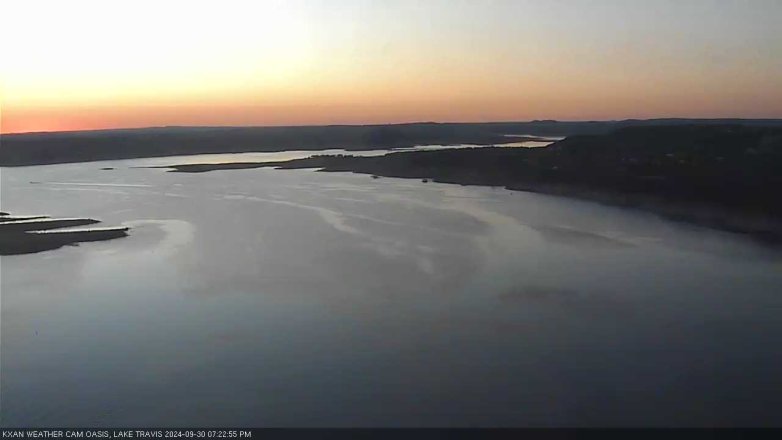 Lake Travis webcam, September 30, 2024 7:25 PM CT
